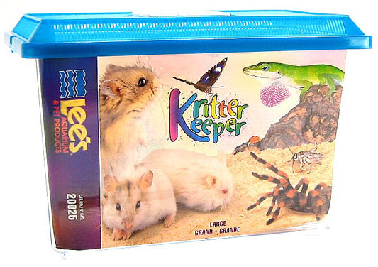 Lees Kritter Keeper Large for Small Pets, Reptiles and Insects [Small Pet Supplies] 1 count