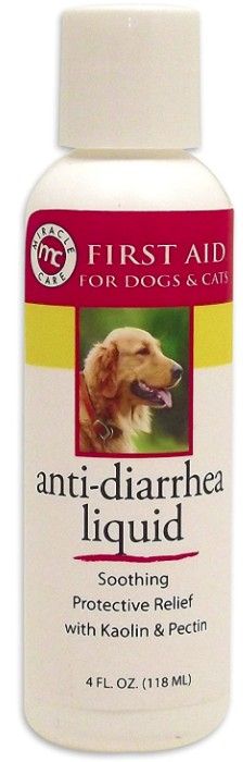 Miracle Care Anti-Diarrhea Liquid for Dogs and Cats [Health Aids] 4 oz