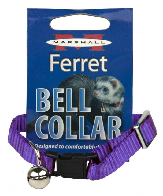 Marshall Ferret Bell Collar - Purple [Leads & Harnesses for Small Pet] 1 Count