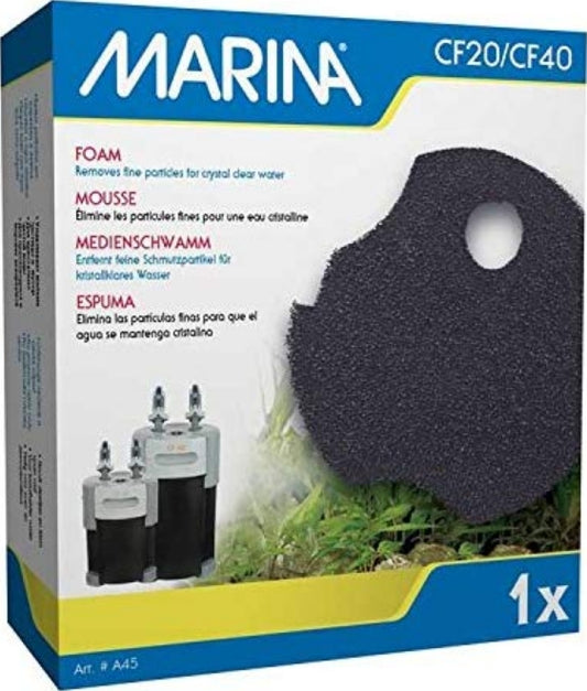 Marina Canister Filter Replacement Foam for the CF20/CF40 [Aquarium Supplies] 1 count