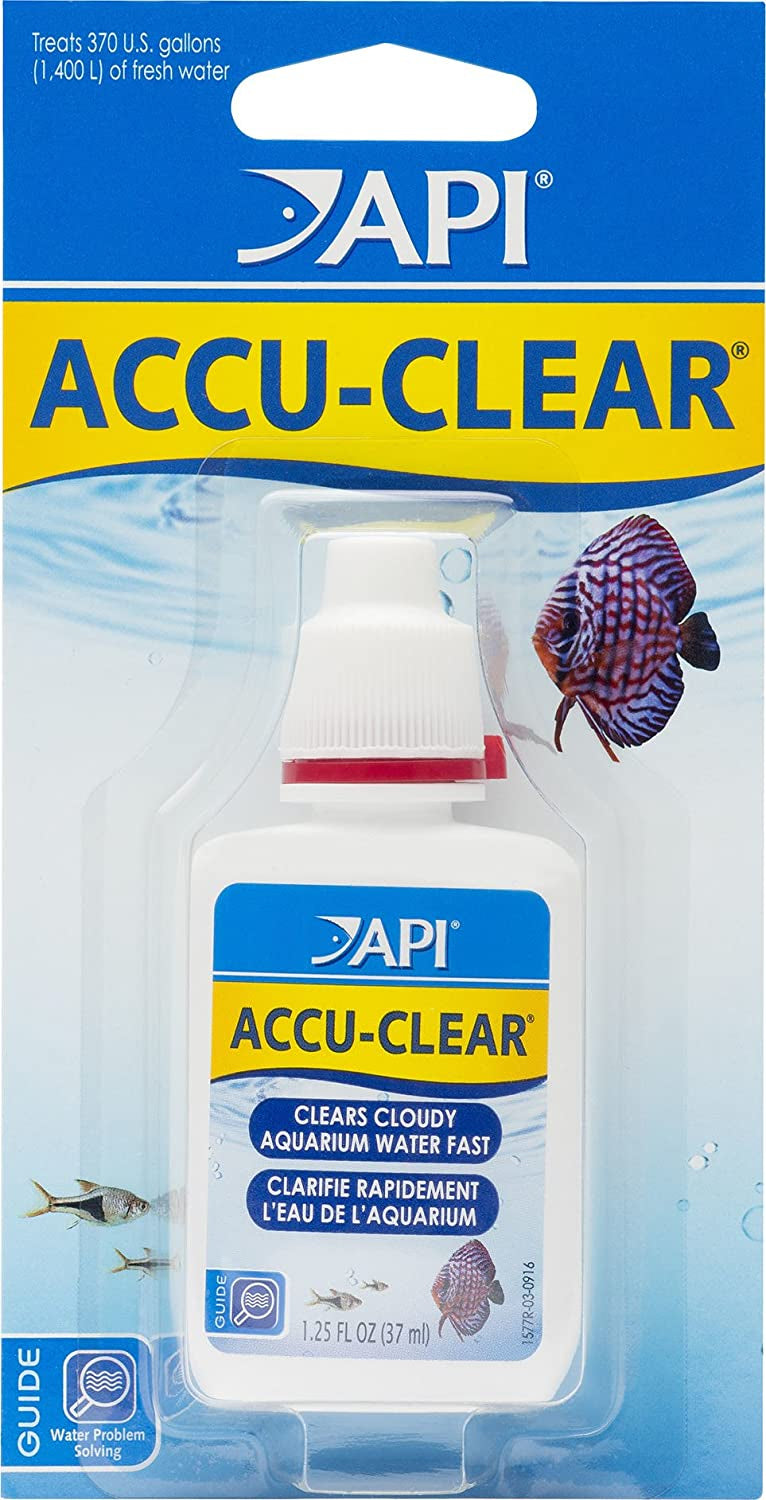 API Accu-Clear Clears Cloudy Aquarium Water [Aquarium Supplies for Aquarium] 1.25 oz