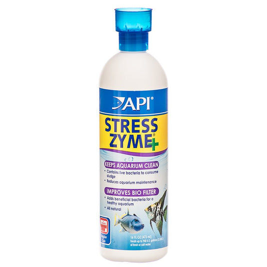 API Stress Zyme Plus Bio Filtration Booster [Aquarium Supplies] 16 oz