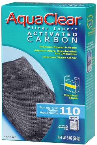 Aquaclear Activated Carbon Filter Inserts [Filter & Bio Bags] For Aquaclear 110 Power Filter