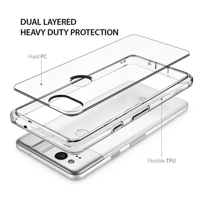 For Samsung Galaxy S24 FE /Fan Edition Slim Fit Frame Shockptoof Hybrid Rubber Silicone Gummy TPU Clear Hard Back Protective Shell Case Cover Transparent