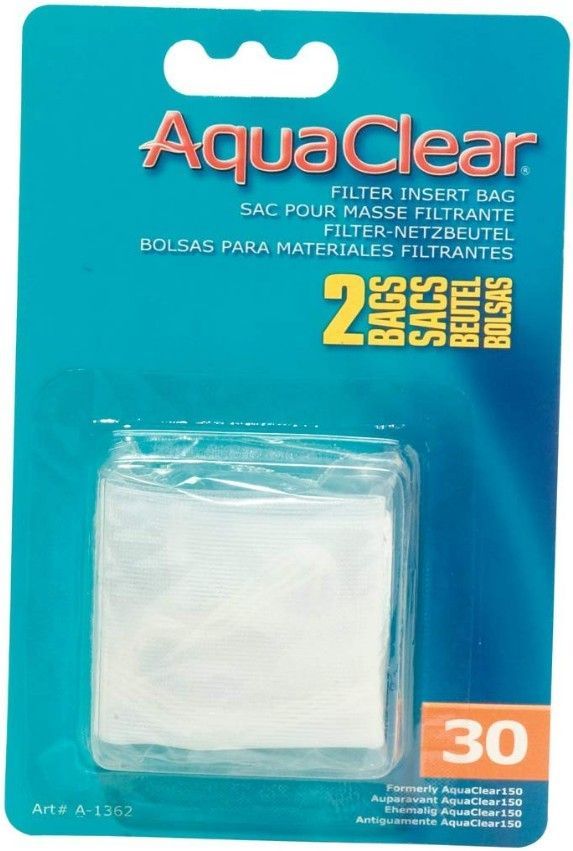 AquaClear Filter Insert Nylon Media Bag [Filter & Bio Bags] 30 gallon - 2 count