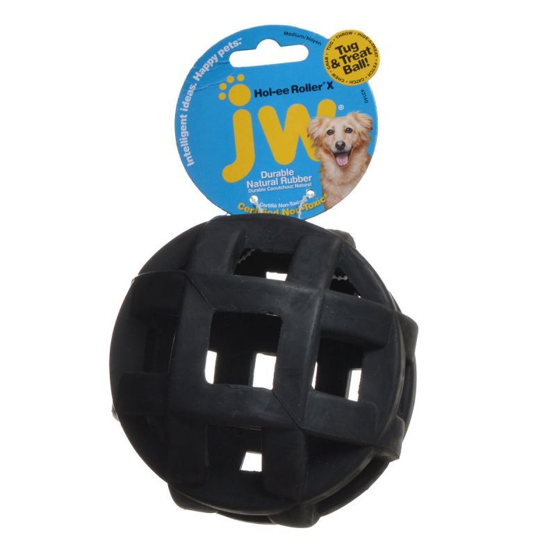 JW Pet Hol-ee Mol-ee Extreme Rubber Chew Toy [Toys Rubber & Cressite for Dog] 5" Diameter