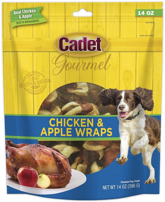 Cadet Gourmet Chicken and Apple Wraps [Dog Supplies] 14 oz