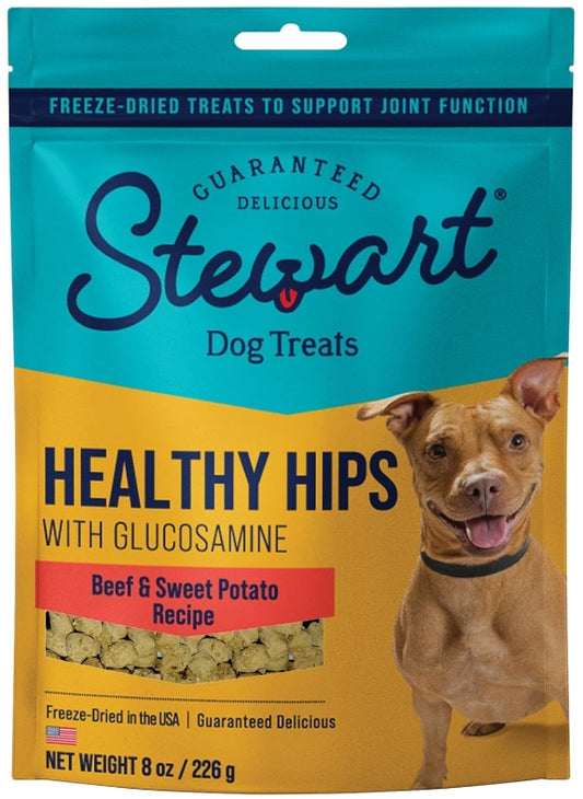 Stewart Healthy Hips Freeze Dried Beef and Sweet Potato Treats with Glucosamine [Dog Supplies] 8 oz