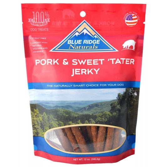 Blue Ridge Naturals Pork & Sweet Tater Jerky [Treats Packaged] 12 oz