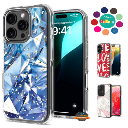 For Samsung Galaxy S24 FE /Fan Edition Hybrid Fashion Stylish Trendy Picture Design Hard Back PC Shockproof TPU Slim Protective Case Cover