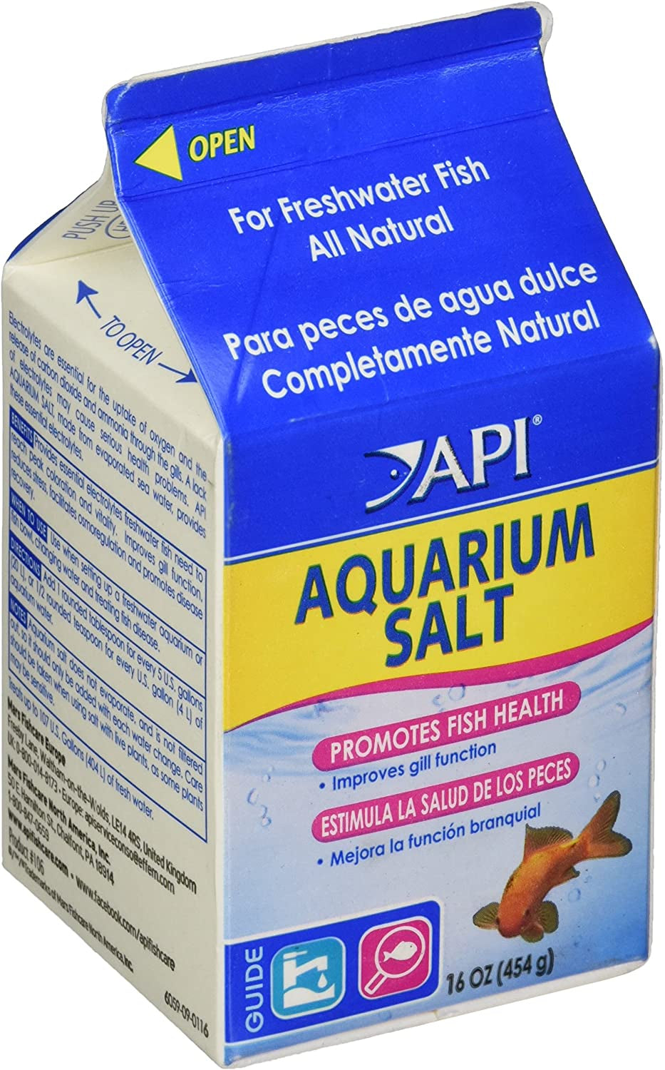 API Aquarium Salt Promotes Fish Health for Freshwater Aquariums [Aquarium Supplies for Aquarium] 16 oz