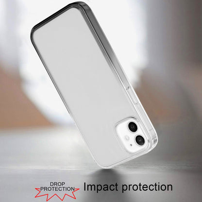 For Apple iPhone 12 / 12 Pro Transparent Two Tone Gradiant Magnetic Space [Compatible with Magsafe] Hybrid Shockproof Protective Case Cover