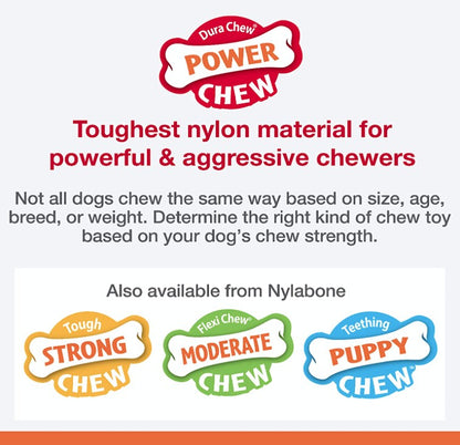 Nylabone Dura Chew Wishbone Original Flavor [Dog Supplies] Regular - 1 count