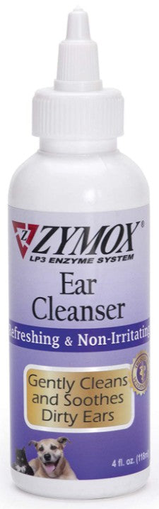 Zymox Ear Cleanser for Dogs and Cats [Dog Supplies] 4 oz