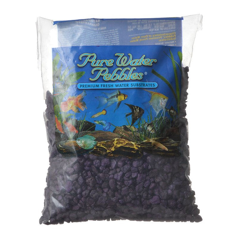 Pure Water Pebbles Aquarium Gravel Purple Passion [Aquarium Supplies] 2 lb