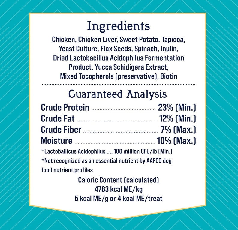 Stewart Healthy Gut Freeze Dried Chicken and Vegetable Treats with Probiotics [Dog Supplies] 8 oz