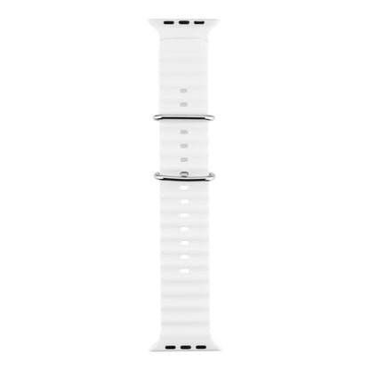 echelon ComfyFit Silicone Strap for Apple Watch Series 9 41mm/Watch Series 10 42mm / Watch SE (2022) 40mm - White, Apple Watch Accessories