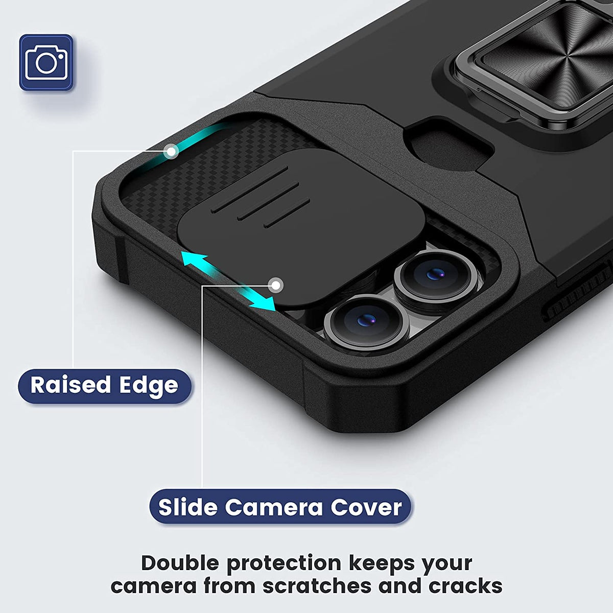 For Apple iPhone 15 Plus (6.7") Wallet Designed with Camera Protection, Card Slot & Ring Kickstand Magnetic Car Mount  Phone Case Cover