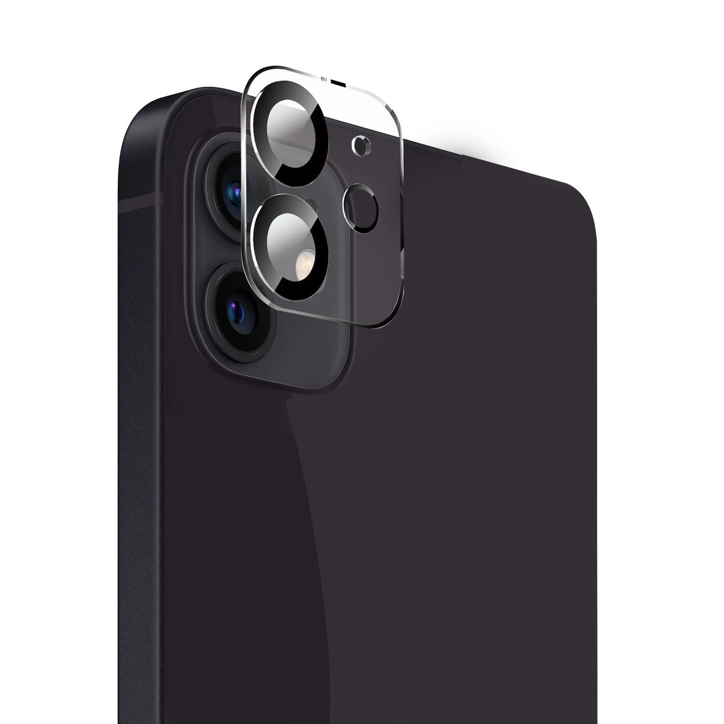 For Apple iPhone 16 (6.1") Camera Lens Protector HD Clear Tempered Glass Back Camera Protector Black Edge Tempered(2.5D), Case Friendly, Ultra-Thin, Easy Installation Case Cover