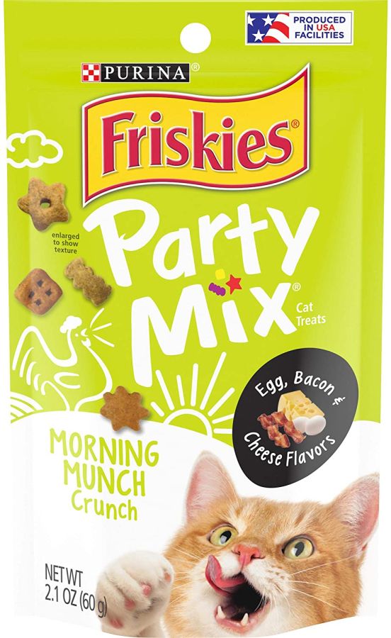 Friskies Party Mix Crunch Treats Morning Munch [Cat Treats] 2.1 oz