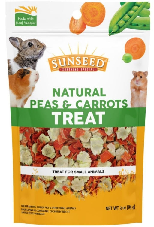 Sunseed Peas and Carrots Small Animal Treat [Small Pet Supplies] 3 oz