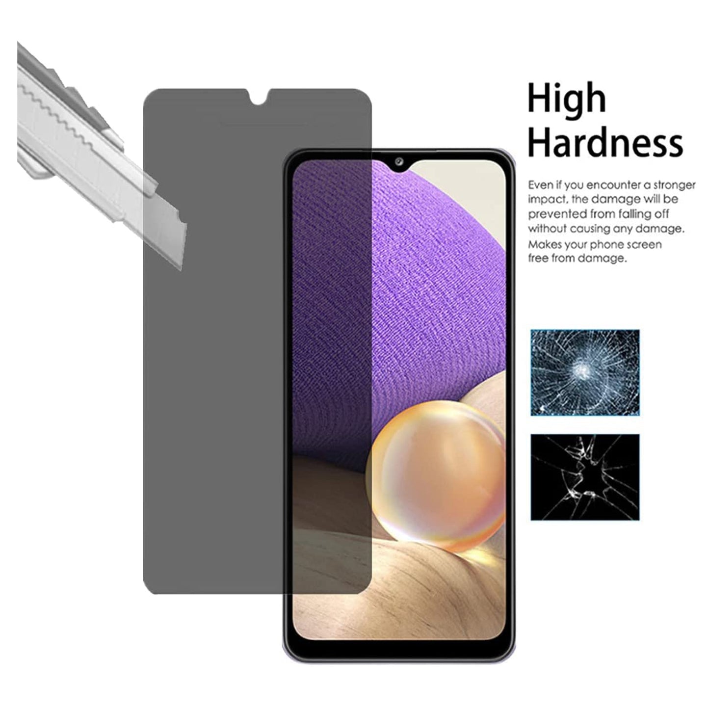 Google Pixel 8 Pro 5G Privacy Screen Protector, Anti Spy Anti Peeping Tempered Glass Full Protective Film, 9H, Anti Scratch, Easy Install