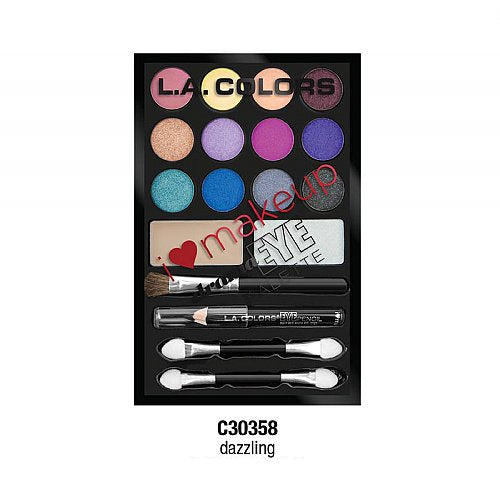 L.A. COLORS I Heart Makeup Drama Eye Palette [Makeup Sets] Dazzling