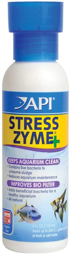 API Stress Zyme Plus Bio Filtration Booster [Aquarium Supplies] 4 oz