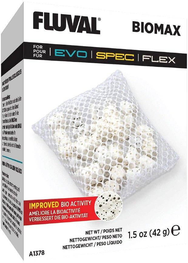 Fluval BioMax Replacement Filter Media [Filter Bio-Media for Aquarium] 1.5 oz