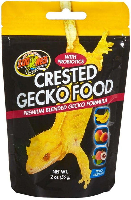 Zoo Med Crested Gecko Food Tropical Fruit Flavor [Reptile Supplies] 2 oz