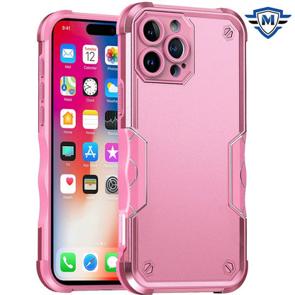 For Apple iPhone 16 Pro Max (6.9") Back Hybrid Slim Fit Thin Lightweight Shockproof Hard PC Bumper Frame 2in1 Armor Protection Case Cover