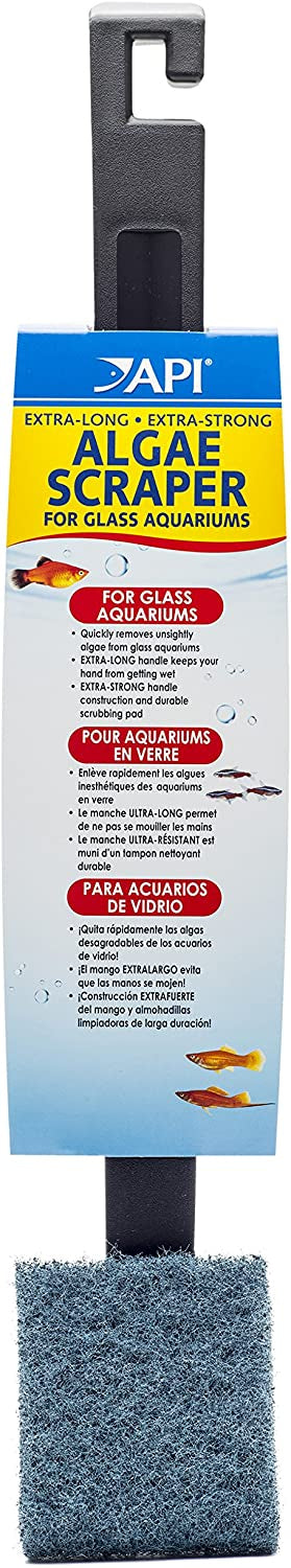 API Algae Scraper for Glass Aquariums [Aquarium Supplies for Aquarium] 1 count