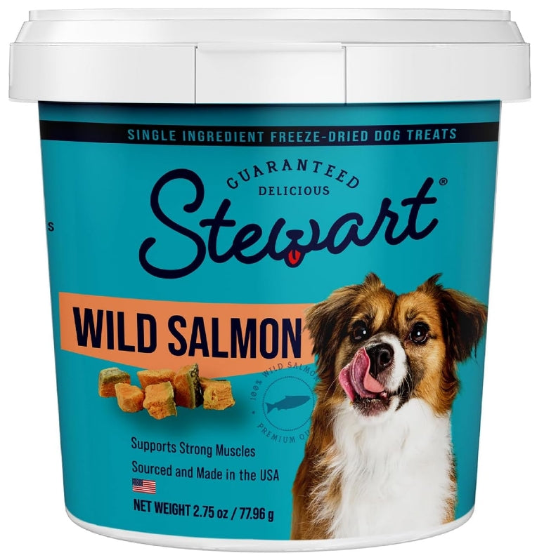 Stewart Freeze Dried Wild Salmon Treat [Dog Supplies] 2.75 oz