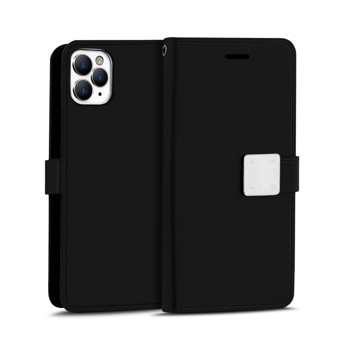 For Apple iPhone 16 Plus (6.7") PU leather Wallet 6 Card Slots folio with Wrist Strap & Kickstand Pouch Flip Shockproof Case Cover