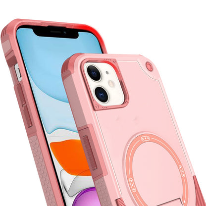 For Apple iPhone 11 (6.1") Case with Invisible Kickstand Compatible with MagSafe, Military-Grade Protection Shockproof Heavy Duty Case Cover