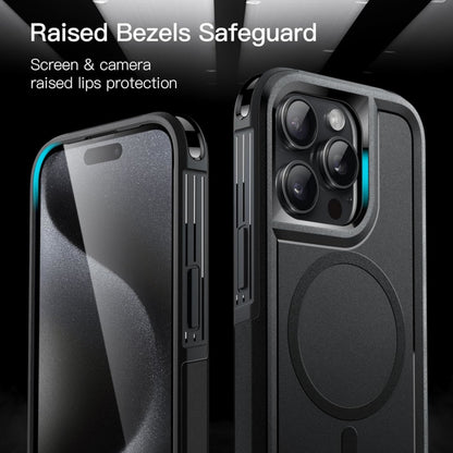 For Apple iPhone 15 Plus (6.7") Shockproof Heavy Duty Dual-Layer Rugged Magnetic Hybrid [Compatible with MagSafe]  Phone Case Cover