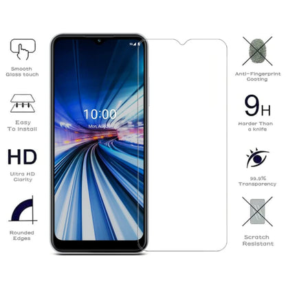 For Cricket icon 6 Tempered Glass Screen Protector, Bubble Free, Anti-Fingerprints HD Clear, Case Friendly Tempered Glass Film Case Cover Clear