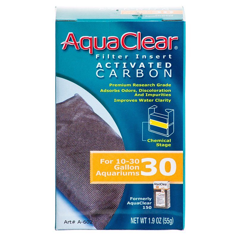 Aquaclear Activated Carbon Filter Inserts [Filter & Bio Bags] For Aquaclear 30 Power Filter