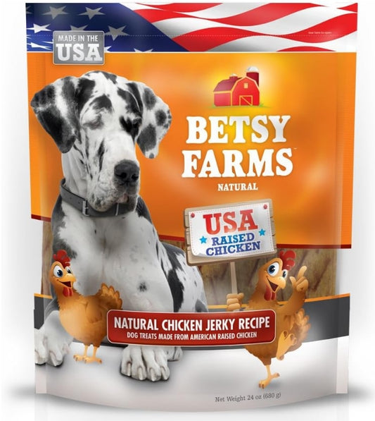 Betsy Farms Natural Chicken Jerky Recipe Dog Treats [Dog Supplies for Dog] 24 oz