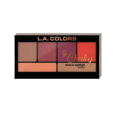 L.A. COLORS So Cheeky Blush & Highlighter [Blusher, FACE, Highlight & Shimmer] Hot & Spicy