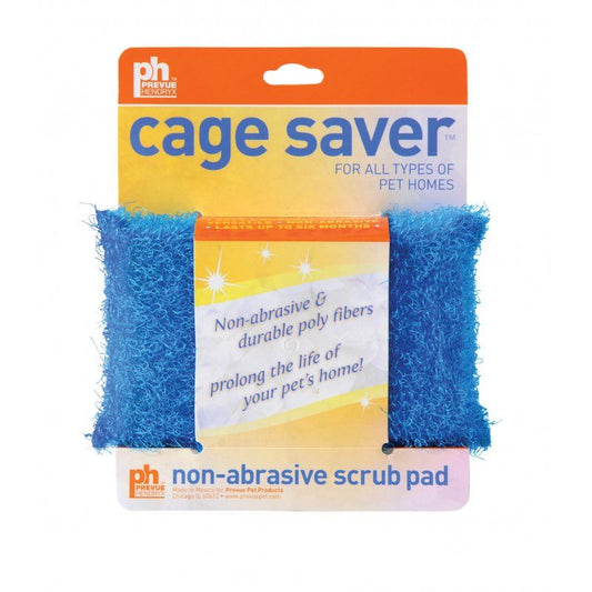 Prevue Cage Saver Non-Abrasive Scrub Pad [Miscellaneous for Bird] 1 Pack - (Assorted Colors)