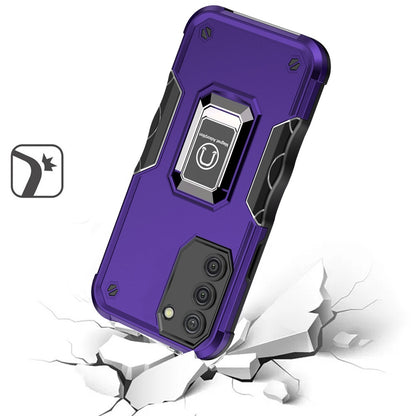 Samsung Galaxy A06 Hybrid Cases with Magnetic Ring Holder Stand Kickstand Heavy Duty Rugged Shockproof