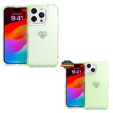 For Apple iPhone 15 Pro Max (6.7") Hybrid Transparent 3in1 Corner Tough Durable Detachable Shockproof Frame Hard PC  Phone Case Cover
