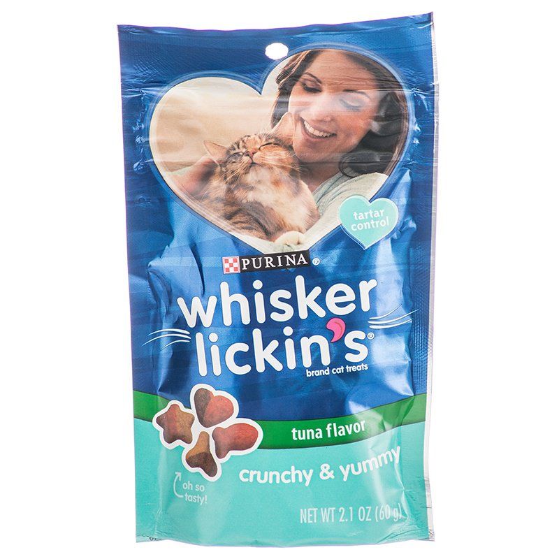 Purina Whisker Lickin's Crunch Lovers Tuna Flavored Cat Treats [Cat Treats for Cat] 1.7 oz