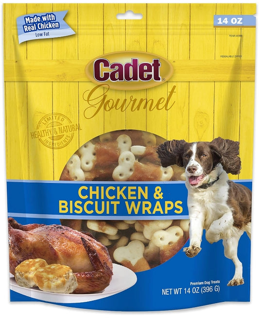 Cadet Gourmet Chicken and Biscuit Wraps [Dog Supplies] 14 oz