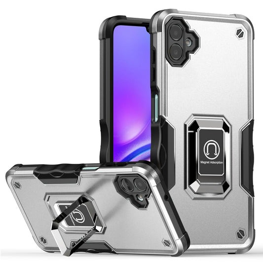 Samsung Galaxy A06 Hybrid Cases with Magnetic Ring Holder Stand Kickstand Heavy Duty Rugged Shockproof