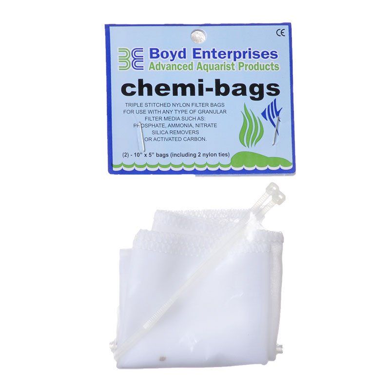 Boyd Enterprises Chemi-Bags [Filter & Bio Bags] 2 Pack (5" x 10.5" Bags)