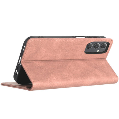 For Apple iPhone 16 Pro Max (6.9") Premium Wallet PU Vegan Leather ID Credit Card Slot Money Holder with Magnetic Closure Pouch Flip Case Cover Rose Gold