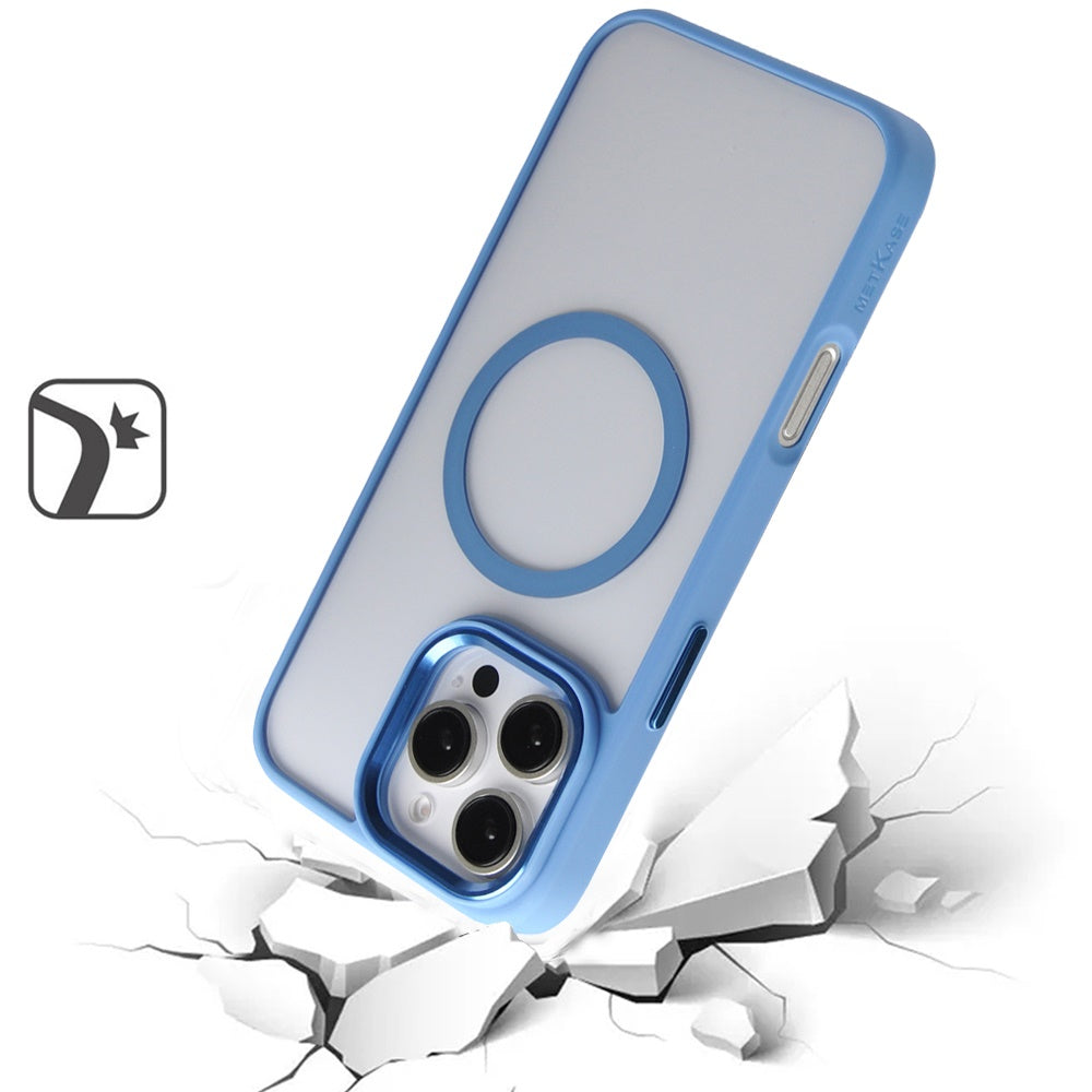 For Apple iPhone 16 Pro Max (6.9") Magnetic Protective Hybrid Case with MagSafe Compatible Bumper Shockproof Case Cover