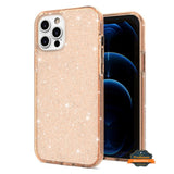 For Apple iPhone 15 (6.1") Glitter Sparkle Bling Shiny Slim Hybrid Shockproof Rubber Silicone Soft TPU Gel Protective  Phone Case Cover